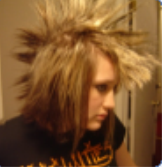 what do you think about my friend with her franky style , she looks good  and she seems europien