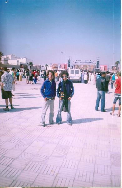 my freind ziggy and me in the place of alkasba